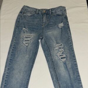 Vigoss Medium Blue Ripped Kids Jeans